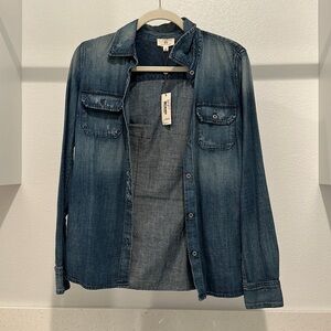 AG Jeans Denim Button Down Shirt